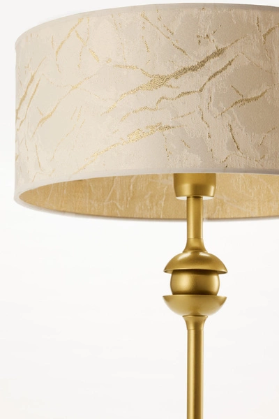 Klasyczna Lampa biurkowa KASZMIR wys. 54cm 1xE27 15W IP20 | złoty połysk