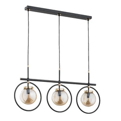 Lampa wisząca ALFA EMIKO CZARNA 3xE14 13cm | 62186