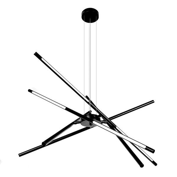 Designerska lampa line LED DL-J03 64W zmienna barwa PILOT | czarny