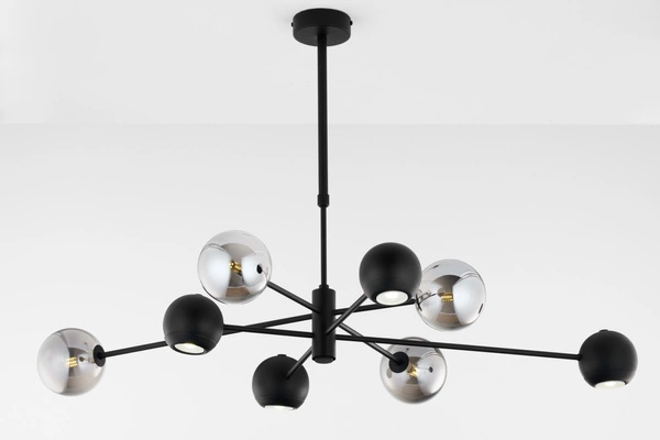 Nowoczesny Żyrandol MOKA wys. 47-69cm 4xG9 4xGU10
14W IP20 | Czarny