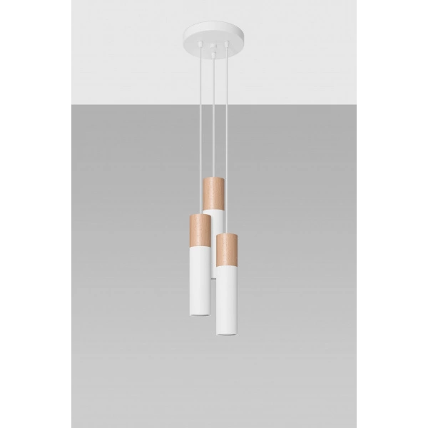 Lampa wisząca PABLO 3P SL.1013 biała 3xGU10
