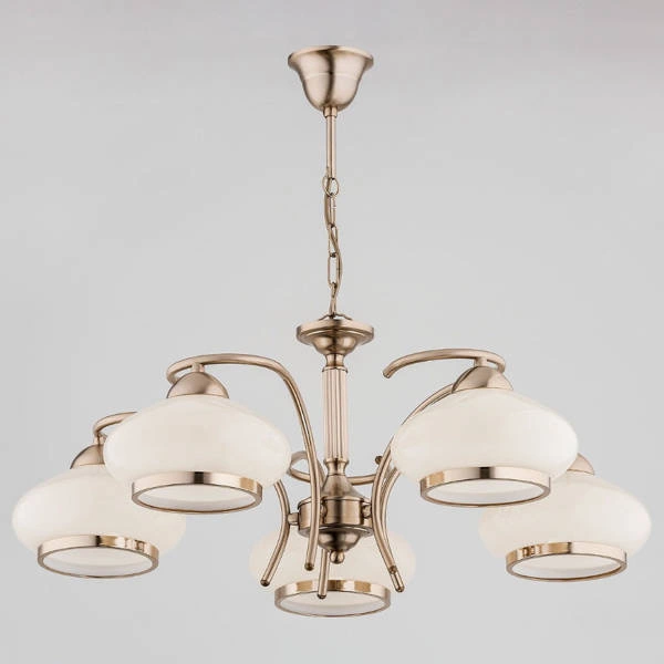 Żyrandol ALFA LANIA ZŁOTA 5xE27 59cm | 28305