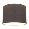 Abażur Cylinder E27 H0 Szaro-Brązowy Tkanina A0930