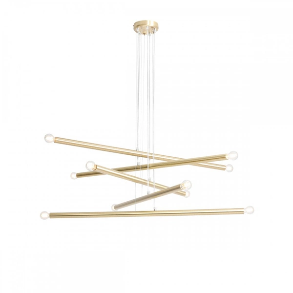 Aldex Lampa wisząca TUBO 10, 1072M40, mosiądz, 10x40W E14
