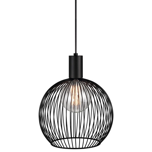 Lampa wisząca AVER E27 60W Metal | Czarny