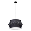 Lotus Lampa Wisząca 1xE27 Max.60W Czarny/Transparentny PVC/Antracyt 15630104