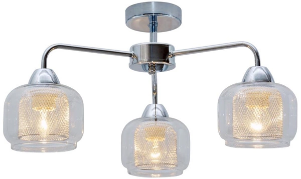 Lampa sufitowa RAY 33-67081 chromowa 3x40W E14