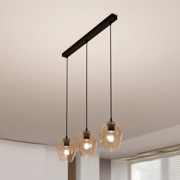 Lampa wisząca Emibig ISTAR 3 BL MIODOWY 677/3