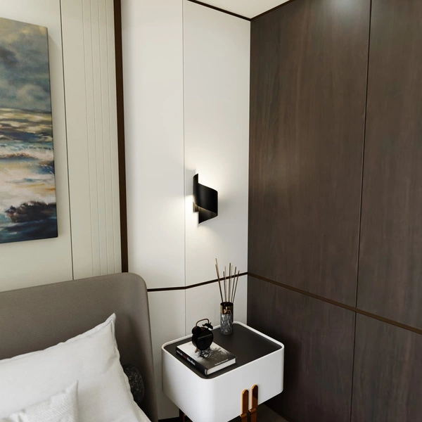 Kinkiet Emibig SPINER Czarny 920/2