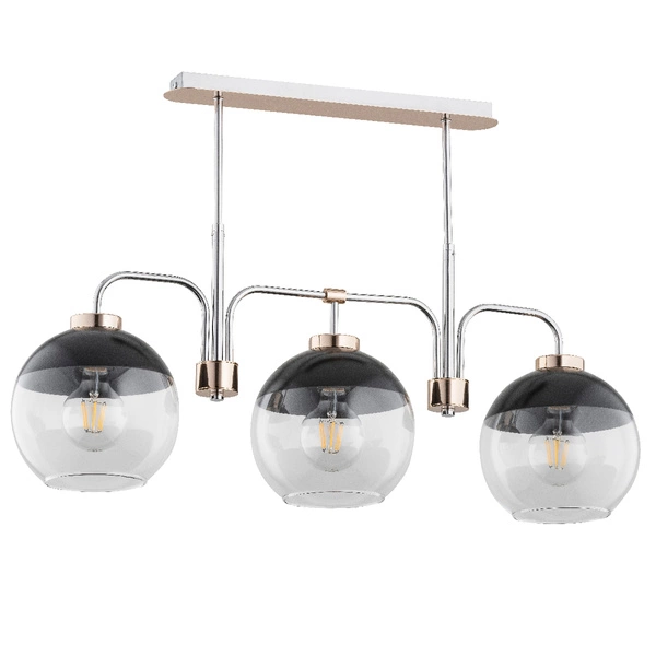 Lampa sufitowa ALFA ALMARY CHROM 3xE27 20cm | 62199