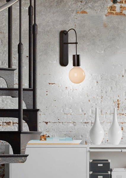 Kinkiet ALTO 21-70890 czarny matowy 1x40W E27