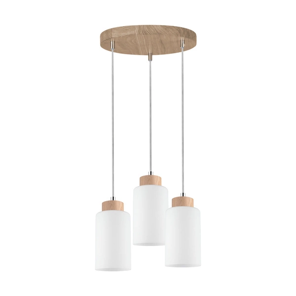SPOTLIGHT lampa wisząca 3 punktowa drewno dębowe kolor dąb olejowany 1720574 1720574