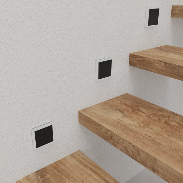 Oprawa schodowa EVO BLACK, 0,6W LED, barwa neutralna 4000K, EKS711