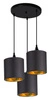 Lampa wisząca LONG 33-73969 czarno-złota 3x40W E14