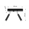 Nowoczesna lampa sufitowa EYETECH 2 SL.0898 czarna 2xG9
