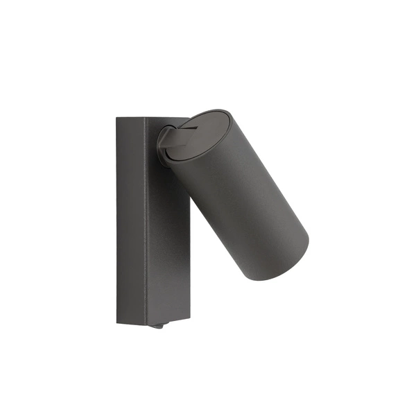 Kinkiet FOURTY miniGU10 wys.17cm szer.10cm włącznik | Umbra gray 11766