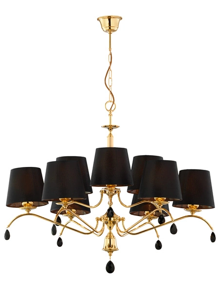 Klasyczny Żyrandol EGIDA wys. 100cm 9xE27 15W IP20 | Złoty