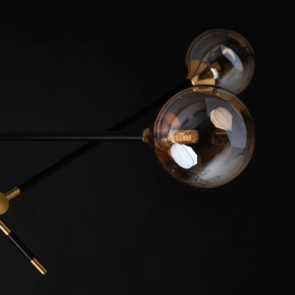 Azzardo SOLEN 6 BK/GO 4700