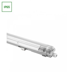 LIMEA LED TUBE SLIM HERMETYK G13 1x120 250V IP65  1310x65x63 mm SZARY
