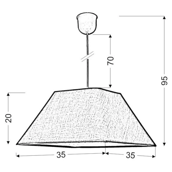 Nowoczesna lampa wisząca ROBIN 31-57518 biała 1xE27