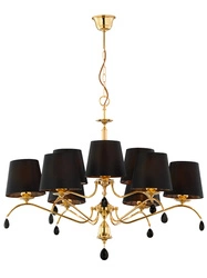 Klasyczny Żyrandol EGIDA wys. 100cm 9xE27 15W IP20 | Złoty