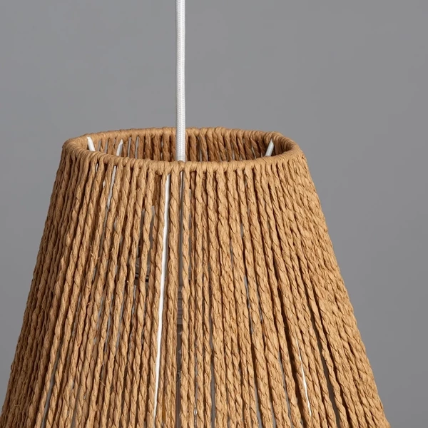 Lampa Wisząca Boho Z Plecionego papieru Abruzzo Giula 30cm E27