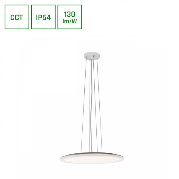 NYMPHEA FLAT DUO 36W CCT 230V 120ST IP54 FI400X26MM BIAŁY OKRĄGŁA