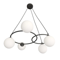 Lampa sufitowa Emibig LIBRA 5 BL OPAL 1379/5