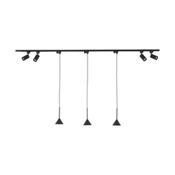 Zestaw szyno przewód 1faza TRACER SET CONO MINI BLACK 153 10613