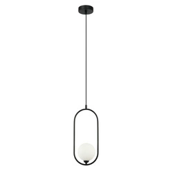 Lampa wisząca Lupus wys. 42cm G9 | czarny