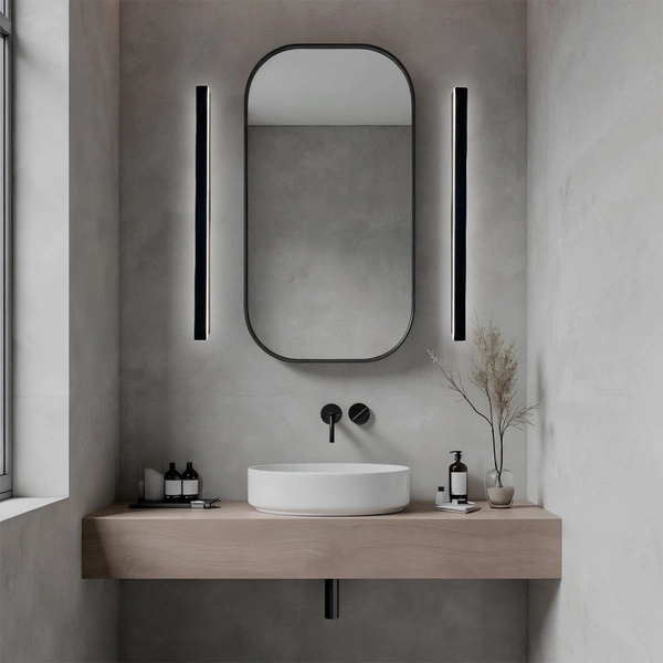 Kinkiet Bodo 90 cm czarny IP54 LED CCT