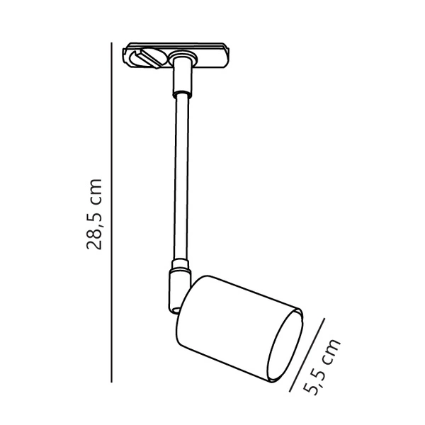 Oświetlenie szynowe ExplorLink GU10 Metal | Biały