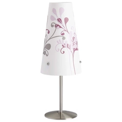 Lampa stojąca Brilliant Isi 1x40W E14 Chrom Satynowany Metal/Plastik