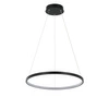 Lampa wisząca RING S 40cm 22W LED barwa zmienna CCT | czarny
