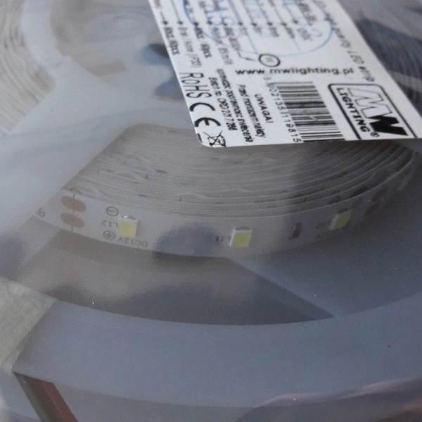 Taśma LED 6W 2835 4000K neutralna IP64 | 5m