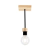Lampa Sufitowa Chandelle 1xE27 Maks. 40W Dąb Olejowany/Czarny Metal 8424174