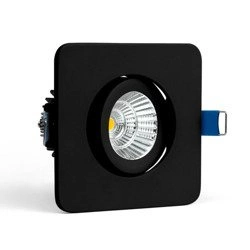 Oprawa wpuszczana GRIG 8W neutralna 4000K szer. 11cm czarny 60 st