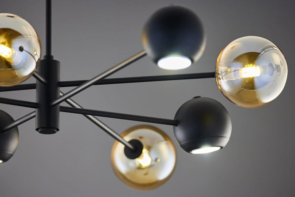 Nowoczesny Żyrandol MOKA wys. 47-69cm 4xG9 4xGU10
14W IP20 | Czarny