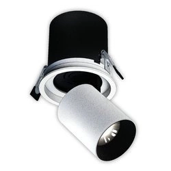 Wysuwany reflektor podtynkowy LED śr, 10cm 12W 3000K WLD In Out M | biały