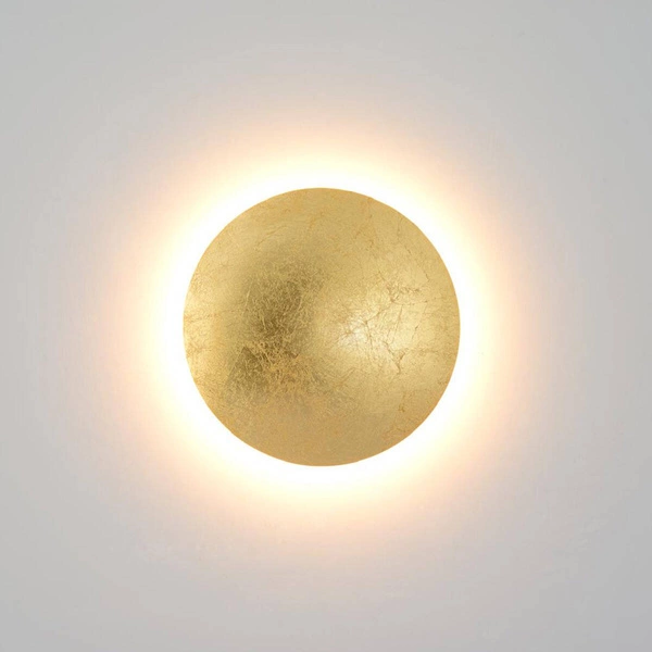 Plafon PLATILLO, średni, złoty, 12W LED, barwa ciepła 3000K