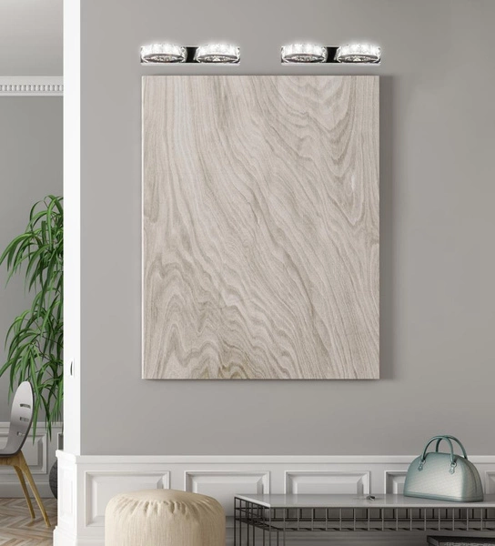 Kinkiet SHIPI 22-45300 chrom/transparentny 3x3W LED, barwa zimna 6500K