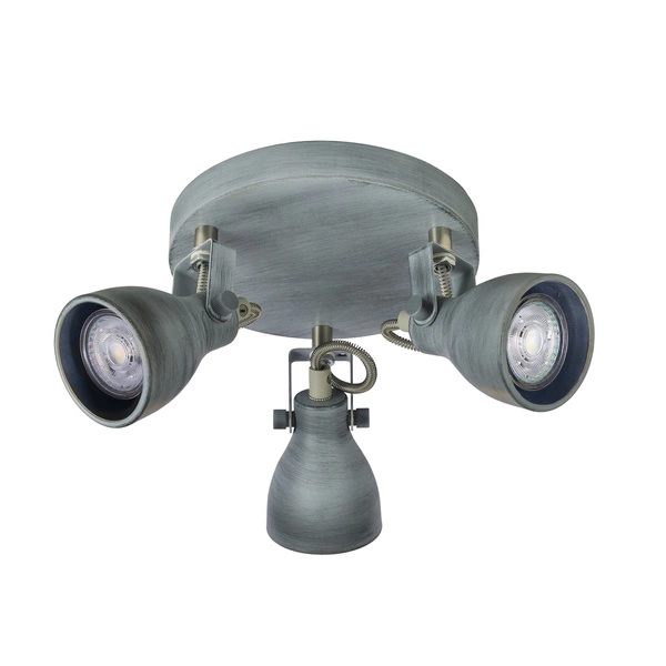 Lampa sufitowa ASH plafon 98-64325 3xGU10 szary mat