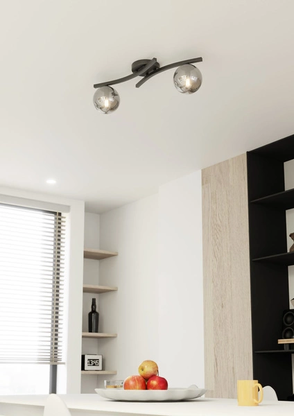 Lampa sufitowa Emibig OPUS 2 BL GRAFIT 1391/2