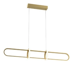 Lampa wisząca Cerrila dł. 90cm 31.2W LED ciepła biel temp.
3000K | złoty