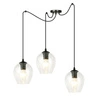 Lampa wisząca Emibig LEVEL 3 BL TRANSPARENT 756/3