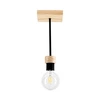 Lampa Sufitowa Chandelle 1xE27 Maks. 40W Dąb Olejowany/Czarny Metal 8424174
