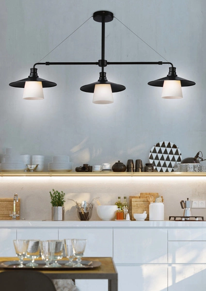 Lampa sufitowa LOFT 33-43115 czarna 3x60W E27