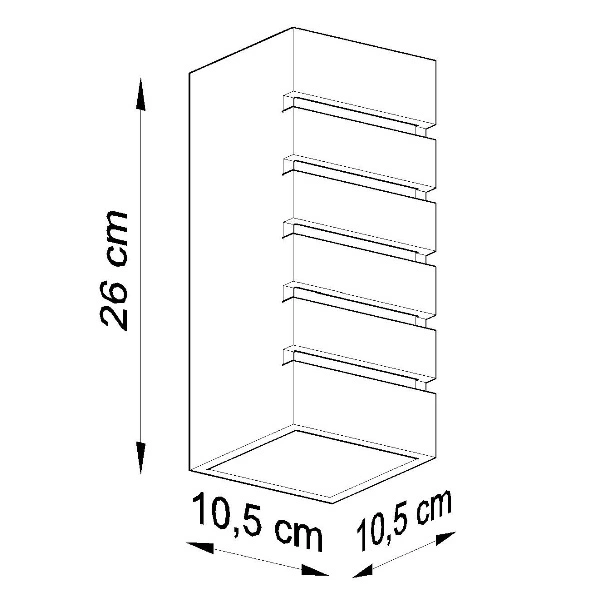 Kinkiet Ceramiczny SAMIR SL.0161 biały 1xE27