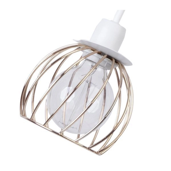 Lampa biurkowa stołowa nocna REGGE LAMPKA biały/złoty 50181