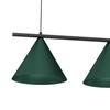 Lampa wisząca CAPITAL BLACK GREEN 3XGX53